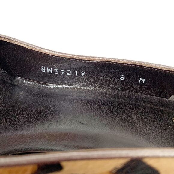 Stuart Weitzman Pony Hair Cheetah Animal Print Platform Leather Pumps Women’s 8M - Picture 12 of 13